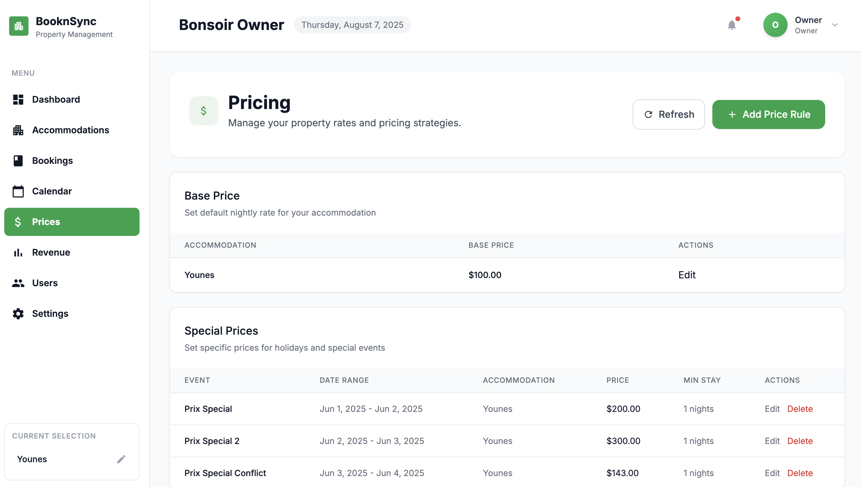 Automated Pricing Management